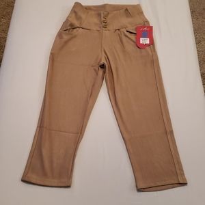 Jvini high waist stretchy capri jeggings